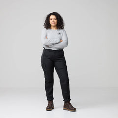 Fjallraven Womens Stina Trousers Short Dark Navy - Parasol Store