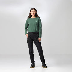 Fjallraven Womens Stina Trousers Short Dark Navy - Parasol Store