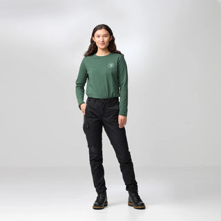 Fjallraven Womens Stina Trousers Short Dark Navy - Parasol Store