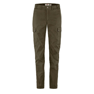 Fjallraven Womens Stina Trousers Short Dark Olive