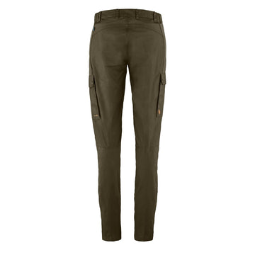 Fjallraven Womens Stina Trousers Short Dark Olive