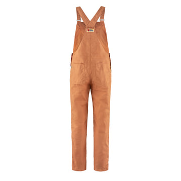 Fjallraven Womens Vardag Dungaree Trousers Desert Brown Fjallraven