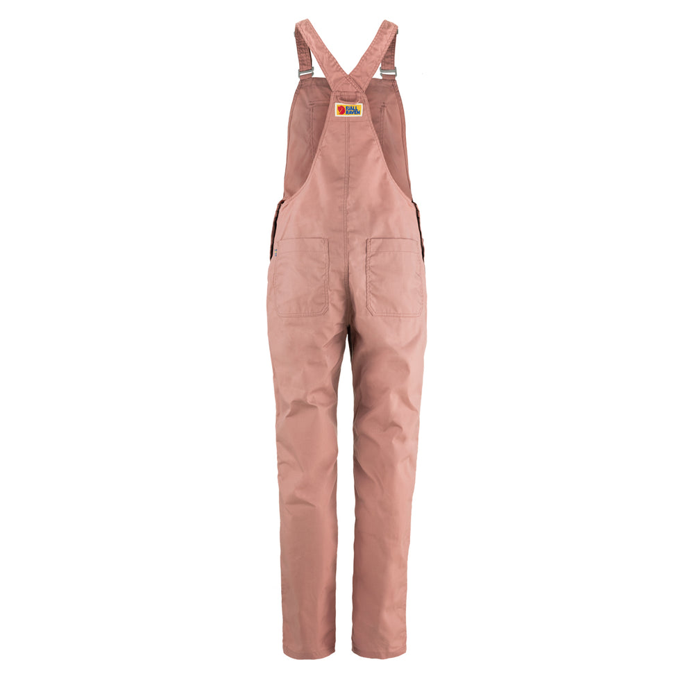 Fjallraven Womens Vardag Dungaree Trousers Dusty Rose - Parasol Store