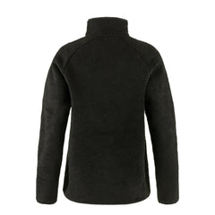 Fjallraven Womens Vardag Pile Fleece Black - Parasol Store