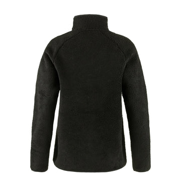 Fjallraven Womens Vardag Pile Fleece Black - Parasol Store