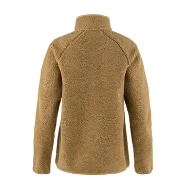 Fjallraven Womens Vardag Pile Fleece Buckwheat Brown - Parasol Store