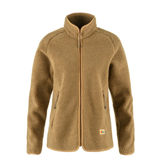 Fjallraven Womens Vardag Pile Fleece Buckwheat Brown - Parasol Store