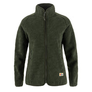 Fjallraven Womens Vardag Pile Fleece Deep Forest - Parasol Store