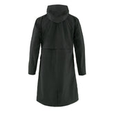 Fjallraven Womens Vardag Rain Parka Black - Parasol Store