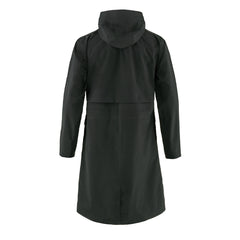 Fjallraven Womens Vardag Rain Parka Black - Parasol Store