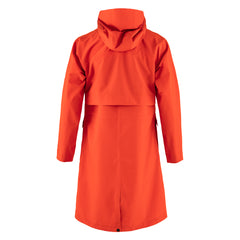 Fjallraven Womens Vardag Rain Parka Flame Orange - Parasol Store