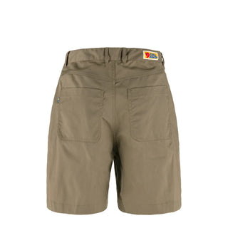 Fjallraven Womens Vardag Shorts Suede Brown - Parasol Store
