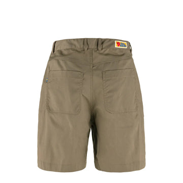 Fjallraven Womens Vardag Shorts Suede Brown - Parasol Store
