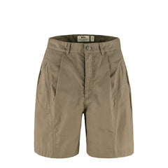 Fjallraven Womens Vardag Shorts Suede Brown - Parasol Store