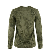 Fjallraven Womens Varmland Wool LS Green Camo - Parasol Store