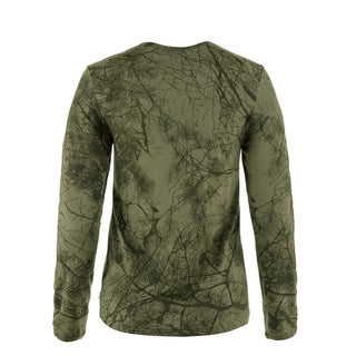 Fjallraven Womens Varmland Wool LS Green Camo - Parasol Store