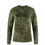 Fjallraven Womens Varmland Wool LS Green Camo - Parasol Store