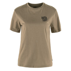 Fjallraven Womens Walk With Nature T-Shirt Suede Brown - Parasol Store