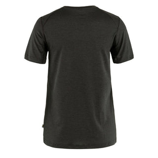 Fjallraven Womens Abisko Day Hike SS T-Shirt Black - Parasol Store