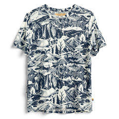 Fjallraven x Specialized Womens Wool CaliSwe T-Shirt Navy / Eggshell Fjallraven x Specialized