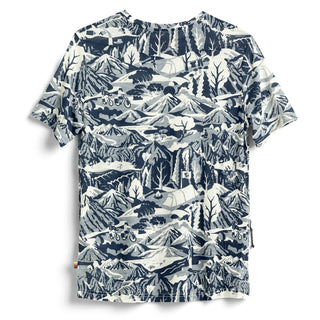 Fjallraven x Specialized Womens Wool CaliSwe T-Shirt Navy / Eggshell Fjallraven x Specialized