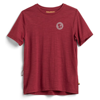 Fjallraven x Specialized Womens Wool T-Shirt Pomegranate Red Fjallraven x Specialized