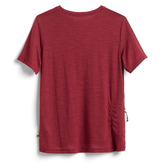 Fjallraven x Specialized Womens Wool T-Shirt Pomegranate Red Fjallraven x Specialized