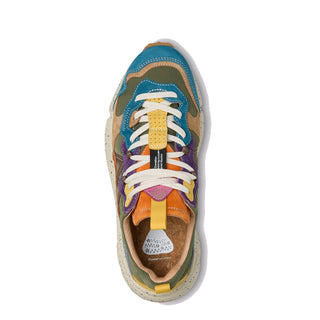 Flower Mountain Lenzan Tainer Blue / Taupe / Light - Parasol Store