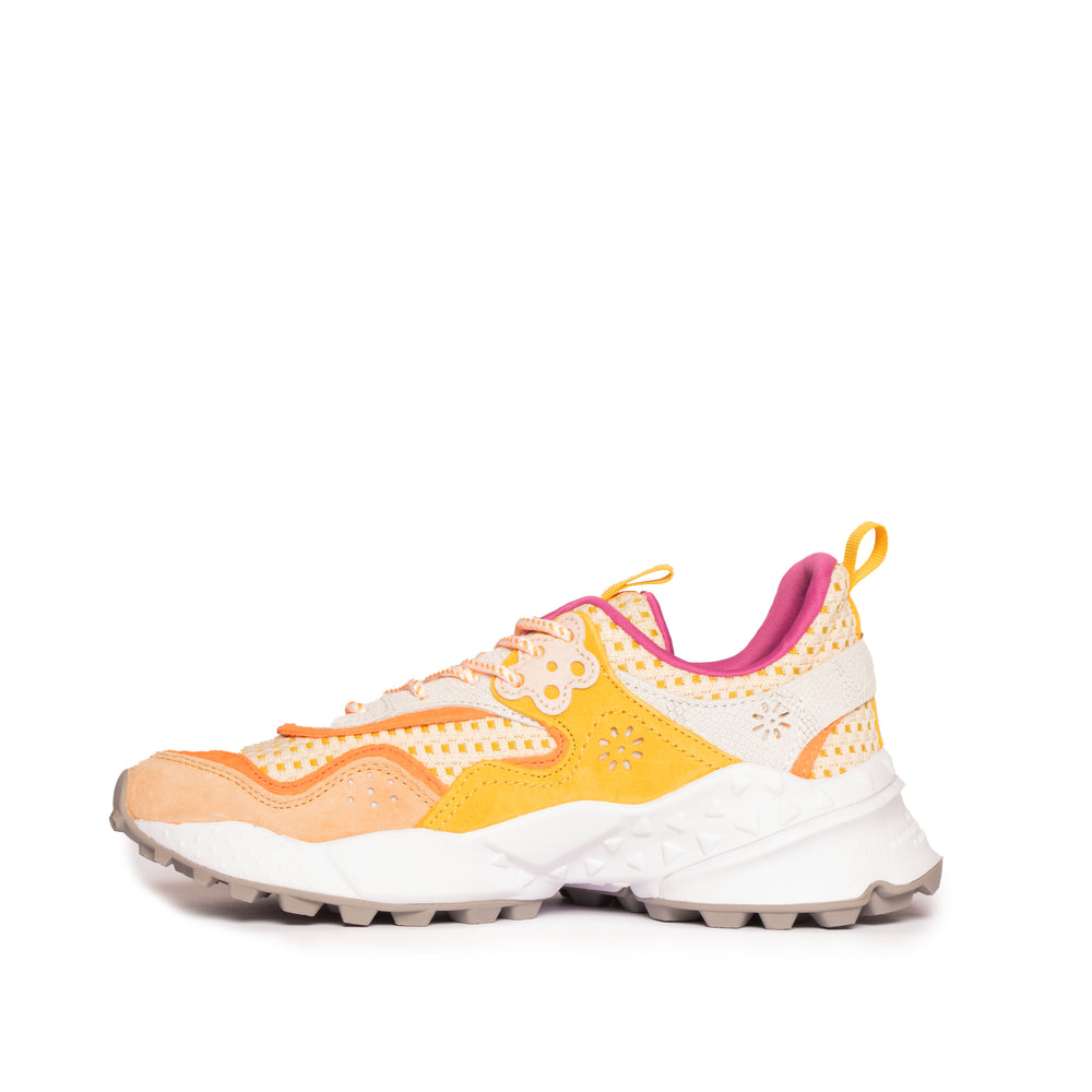 Flower Mountain Womens Koetsu Suede Checkered Beige / Ocra - Parasol Store