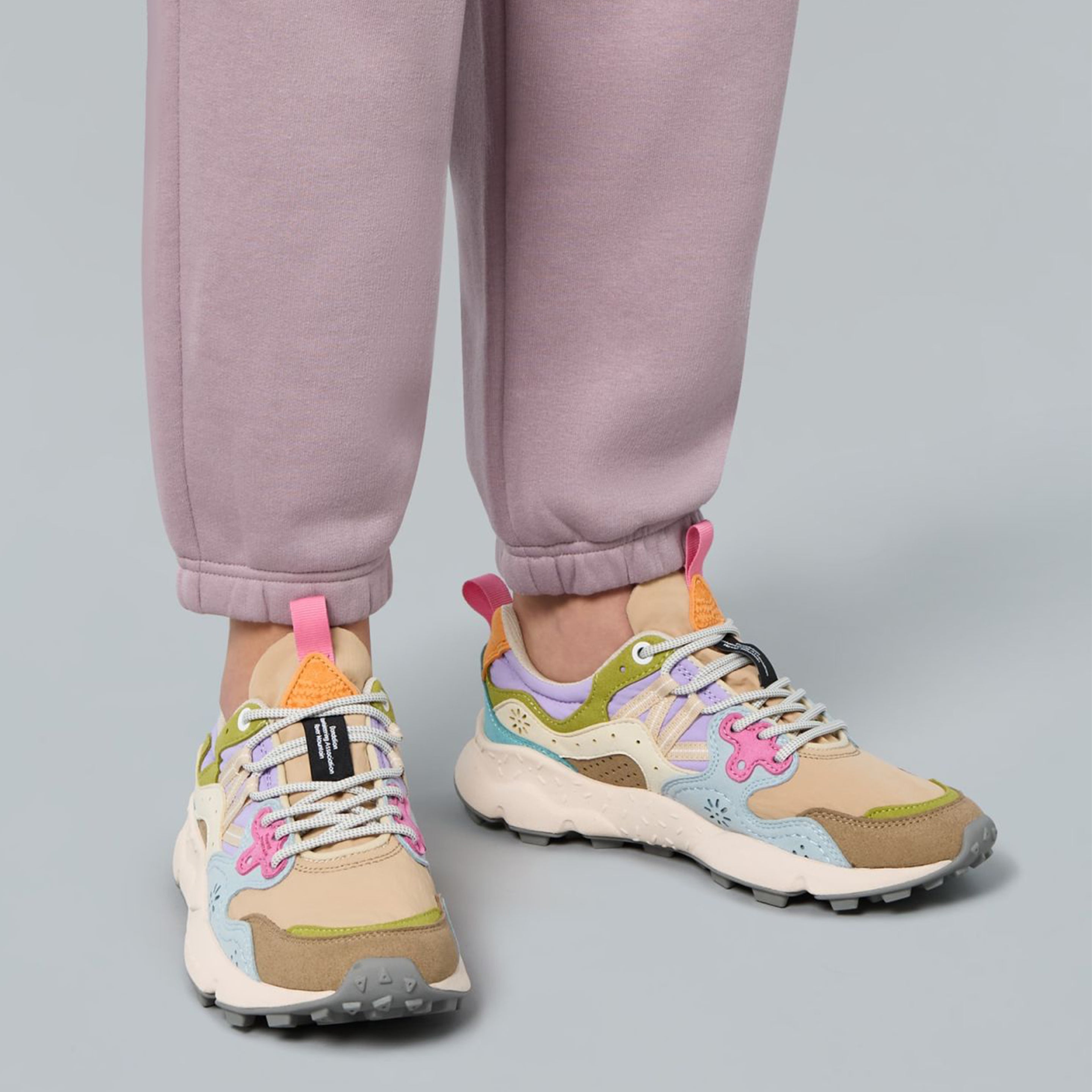Flower Mountain Womens Yamano 3 Kaiso Trainer Sand / Celeste