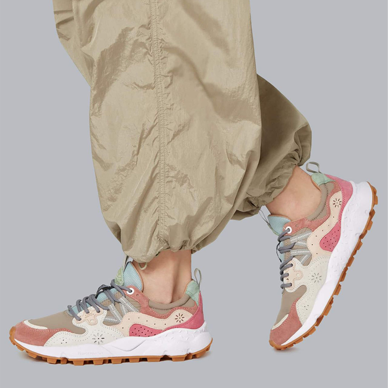 Flower Mountain Womens Yamano 3 Trainer Cipria-Multi