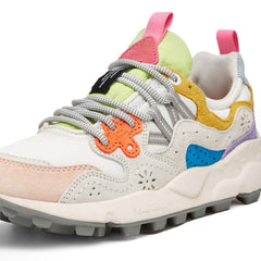 Flower Mountain Womens Yamano 3 Trainer White / Pink - Parasol Store