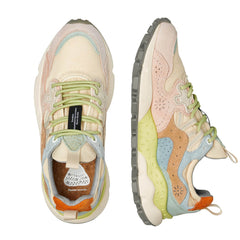 Flower Mountain Womens Yamano 3 Trainers Pink / Beige Flower Mountain