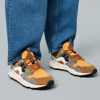 Flower Mountain Yamano 3 Trainer Warm Brown / Mustard - Parasol Store