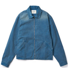 Foret Course Washed Canvas Jacket Vintage Blue