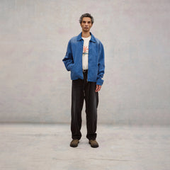 Foret Course Washed Canvas Jacket Vintage Blue