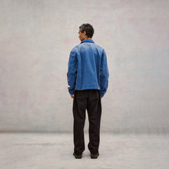 Foret Course Washed Canvas Jacket Vintage Blue