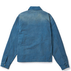 Foret Course Washed Canvas Jacket Vintage Blue
