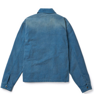 Foret Course Washed Canvas Jacket Vintage Blue