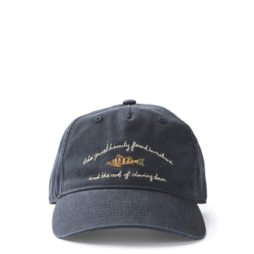 Foret Fish Washed Cap Navy