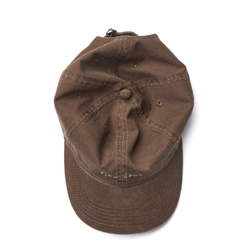 Foret Slow Down Washed Cap Dark Brown