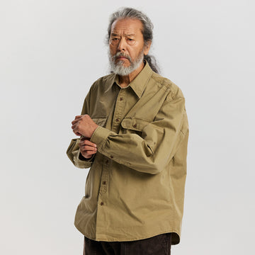 Frizmworks Chino Officer Shirt Khaki