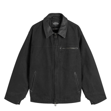 Frizmworks Heavy Canvas Destroyed Work Jacket Black - Parasol Store