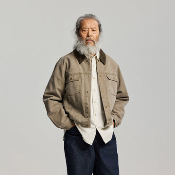 Frizmworks Heavy Canvas Storm Trucker Jacket Mud