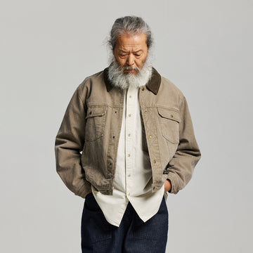 Frizmworks Heavy Canvas Storm Trucker Jacket Mud