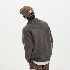 Frizmworks Heavy Cowichan Zipup Cardigan Sephia