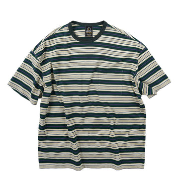 Frizmworks Horizon Stripe Half S/S Tee Dark Green - Parasol Store
