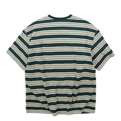 Frizmworks Horizon Stripe Half S/S Tee Dark Green - Parasol Store