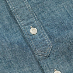 Frizmworks Kuroki Chambray Work Shirt Washed Blue