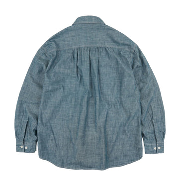 Frizmworks Kuroki Chambray Work Shirt Washed Blue